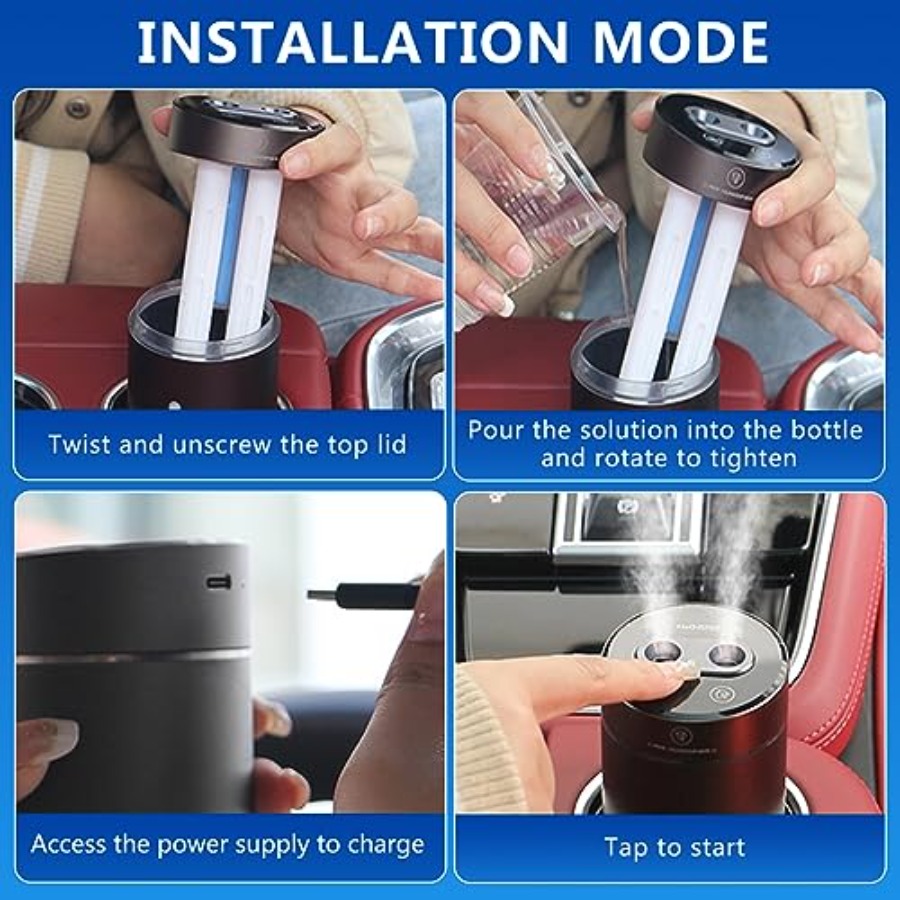 Smart car air freshener diffus – обзор и цена Smart Humidifier