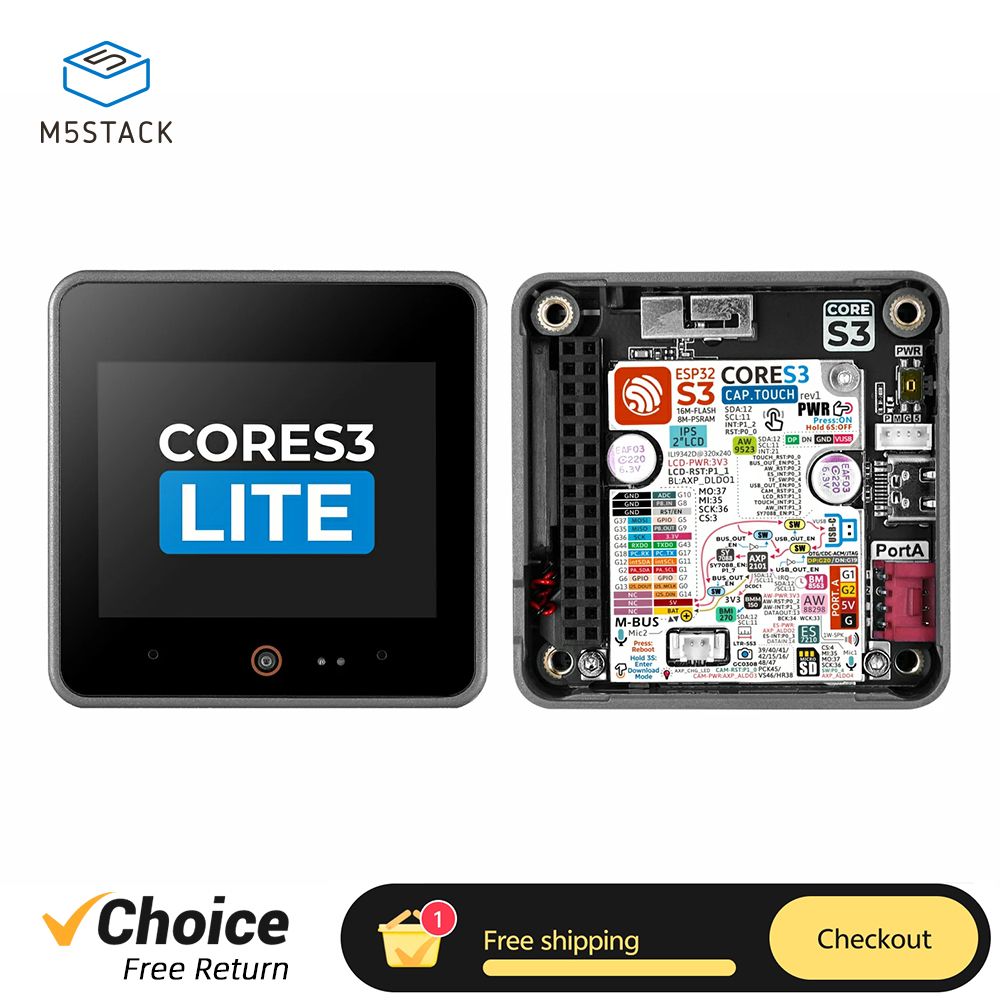 M5Stack CoreS3 Lite Programmab – обзор и цена Smart Home Esp32