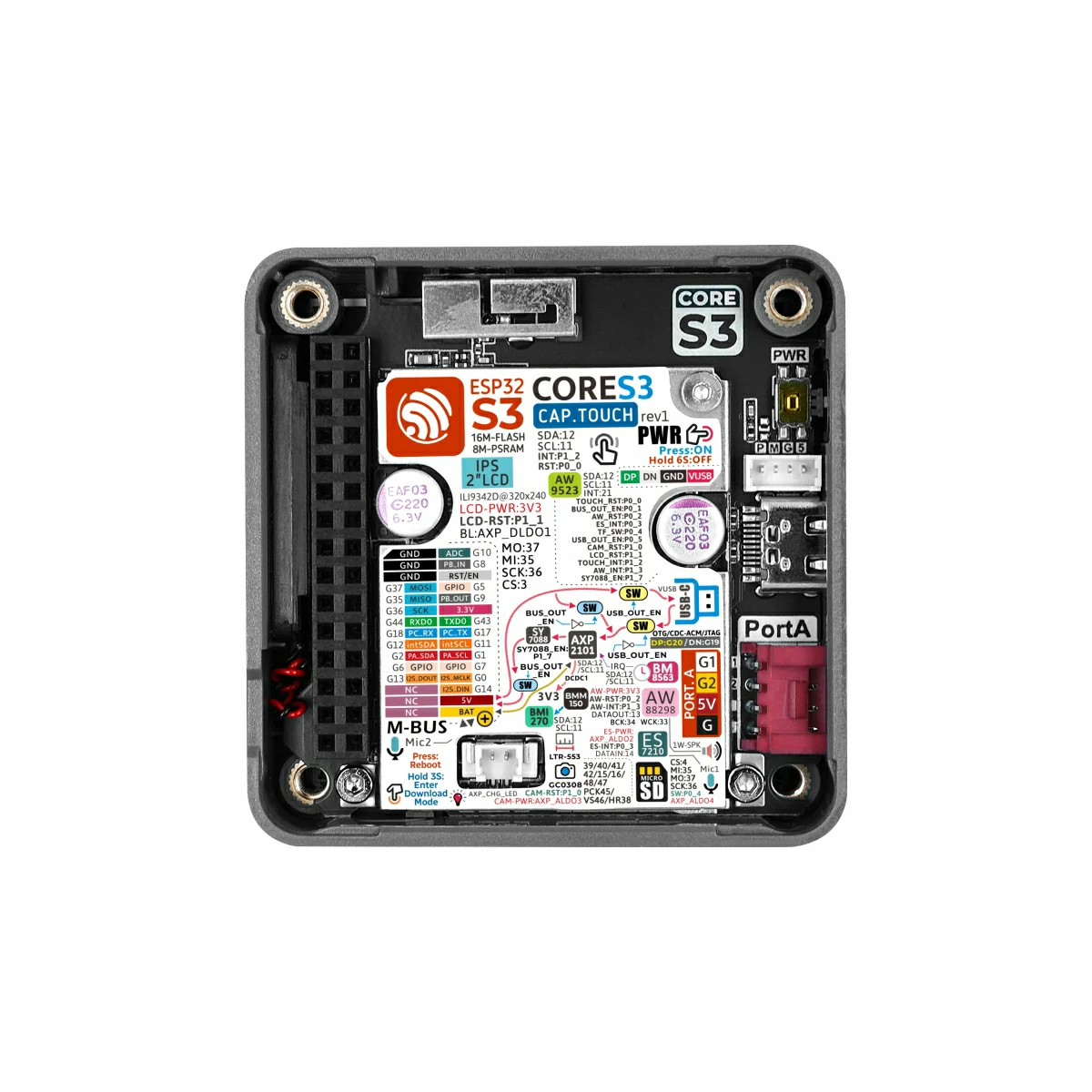 M5Stack CoreS3 Lite Programmab – обзор и цена Smart Home Esp32