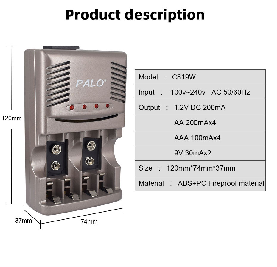 9V 6F22 NiMH Rechargeable Batt – обзор и цена Smart Smoke Detector