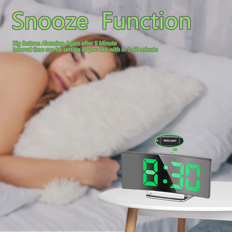 LED Digital Alarm Clock Curved – обзор и цена Smart Home Retrofit