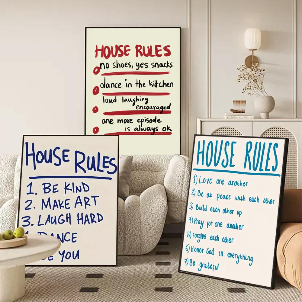 house rules Poster Modern and  – обзор и цена Smart Home Poster