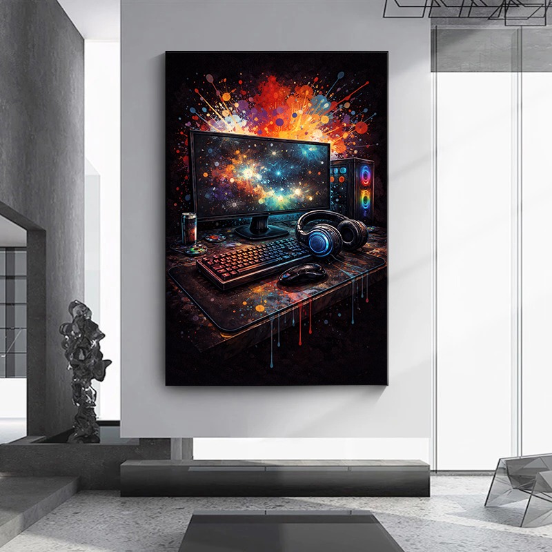 Modern Gaming Room Wall Art Re – обзор и цена Smart Home Poster