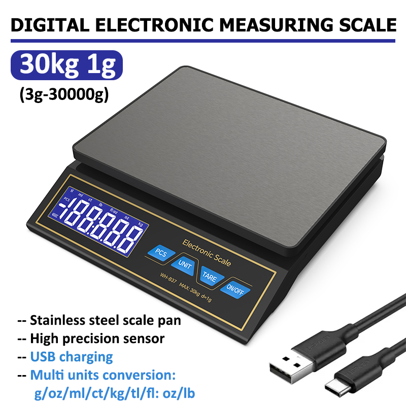 LCD Digital Kitchen Scale 30kg – обзор и цена Smart Home Utensils