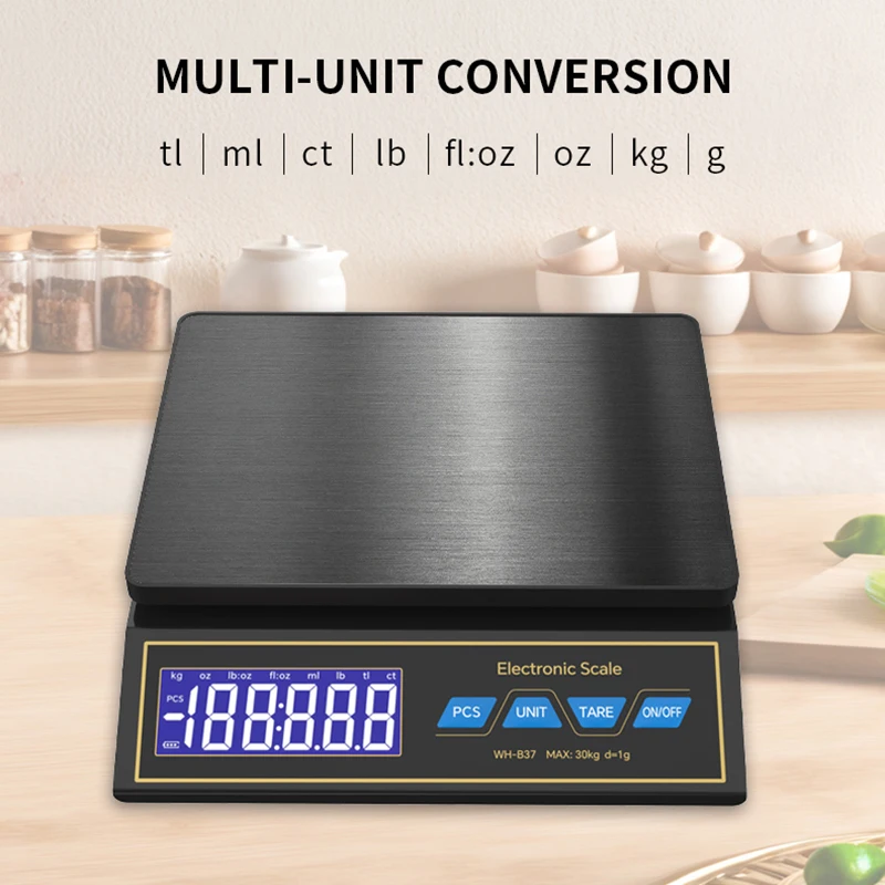 LCD Digital Kitchen Scale 30kg – обзор и цена Smart Home Utensils