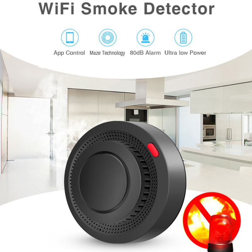 2.4G WiFi Smoke Detector Wirel – обзор и цена Smart Smoke Detector