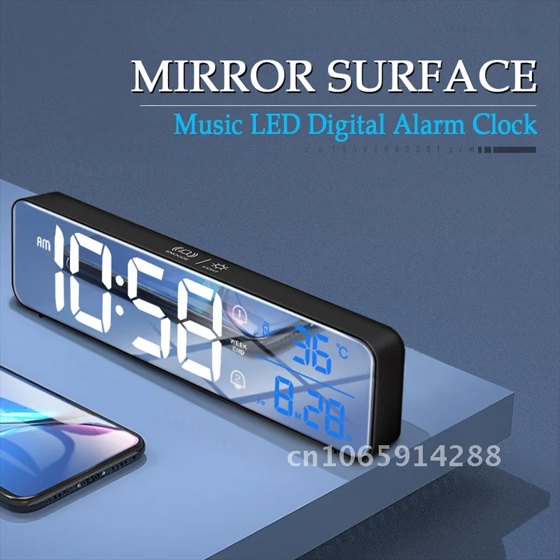 Music Alarm Digital LED Clock  – обзор и цена Smart Home Retrofit