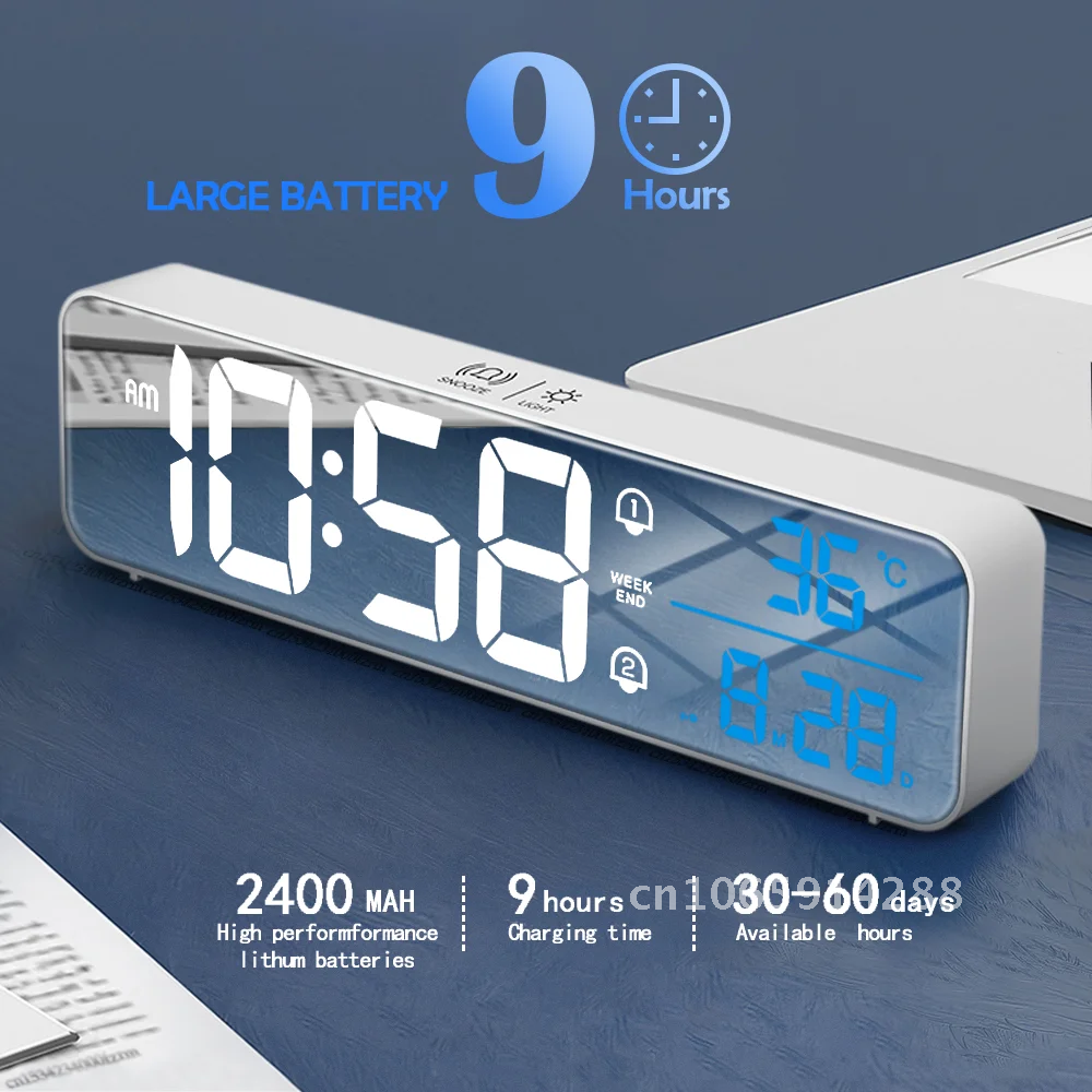 Music Alarm Digital LED Clock  – обзор и цена Smart Home Retrofit