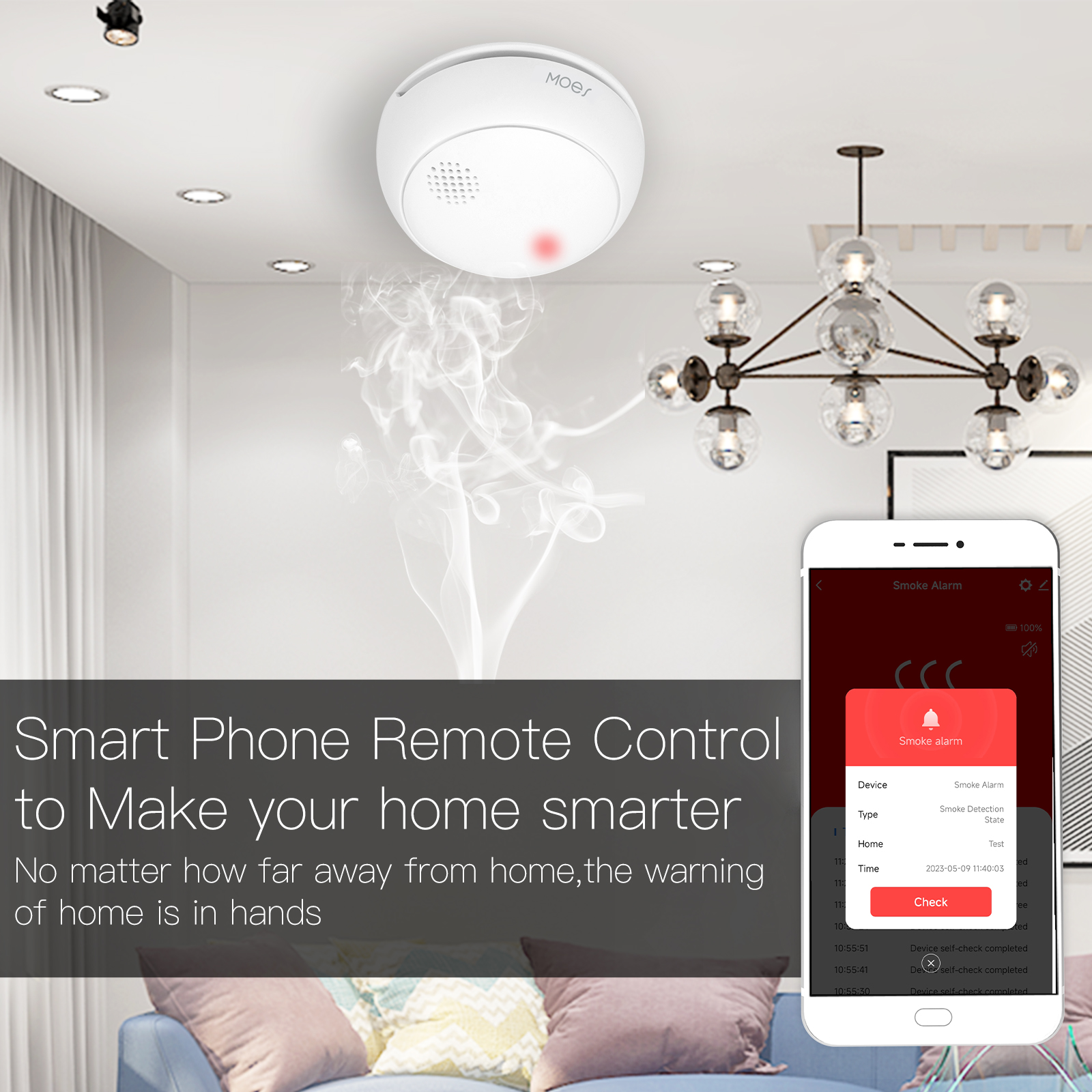 MOES ZigBee Smart Smoke Alarm  – обзор и цена Smart Smoke Detector