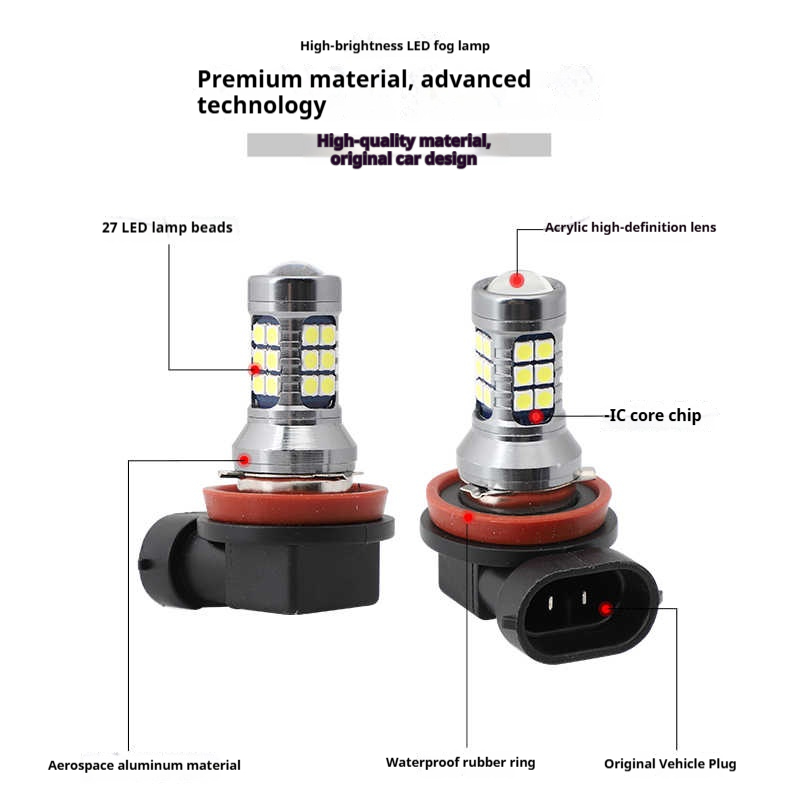 Front Fog Light 2pcs LED Bulb  – обзор и цена Smart Bulb