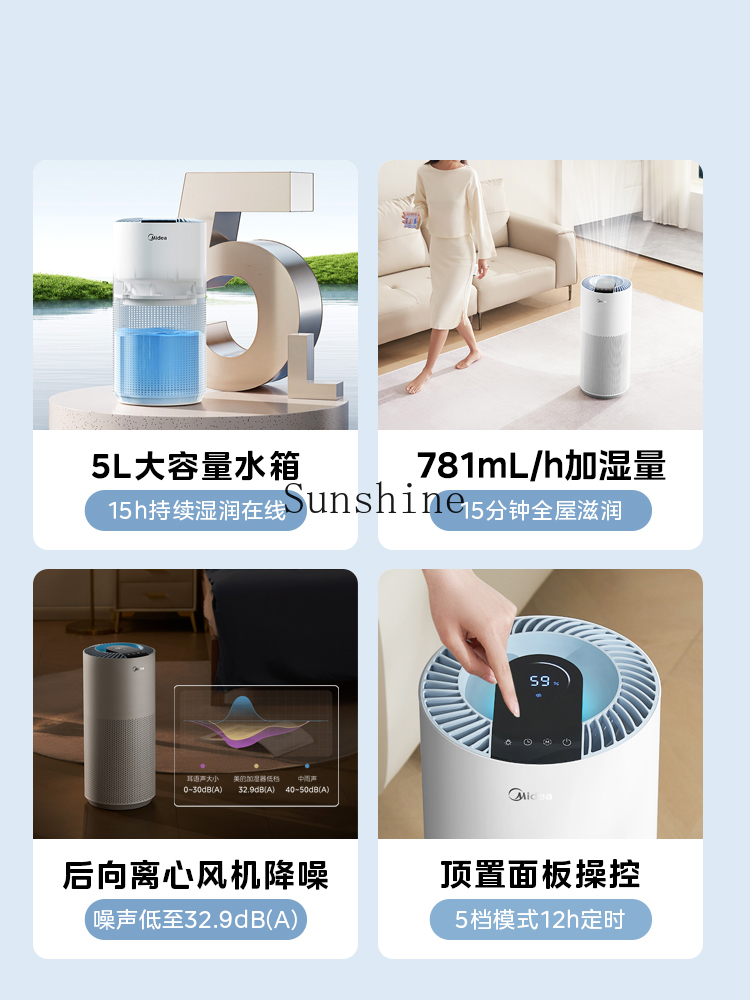 Fog-free air humidifier 1Q70 s – обзор и цена Smart Humidifier